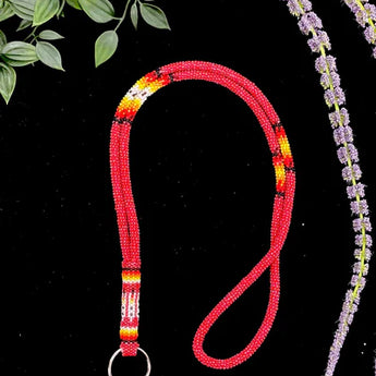 Long Beaded Neck Lanyards